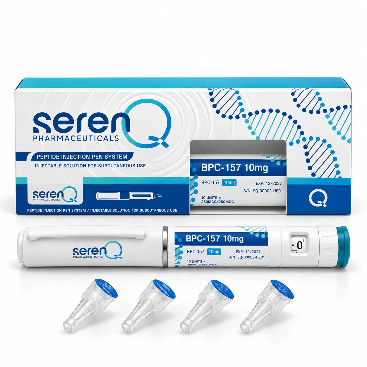 SerenQ BPC-157 10mg Peptide Pen