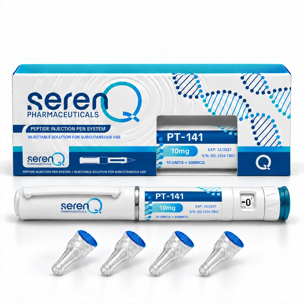 SerenQ PT-141 10mg Peptide Pen