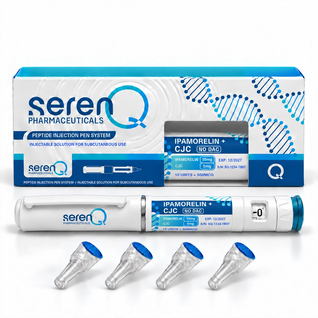 SerenQ Ipamorelin + CJC 1295 (No Dac) Peptide Pen